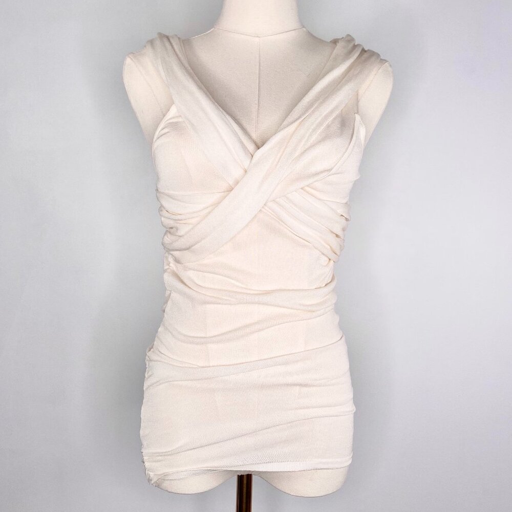 Ana Molinari - Creme wrap camisole blouse